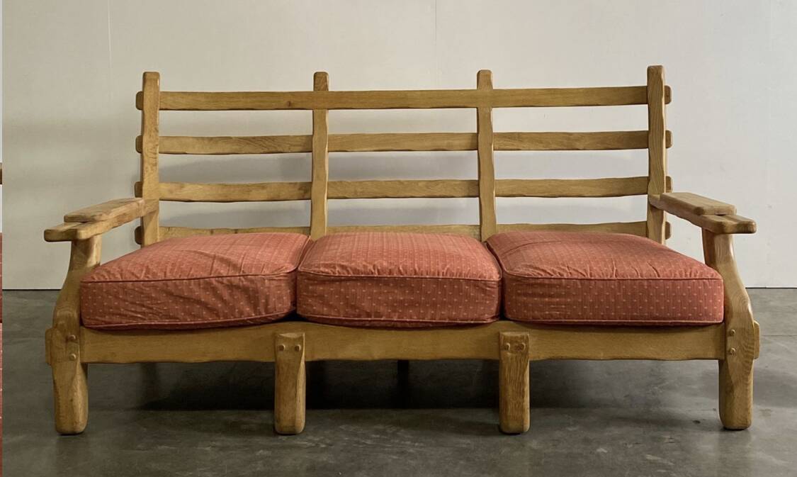 Large brutalist sofa