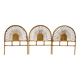 Set of 3 rattan headboards, France 60s