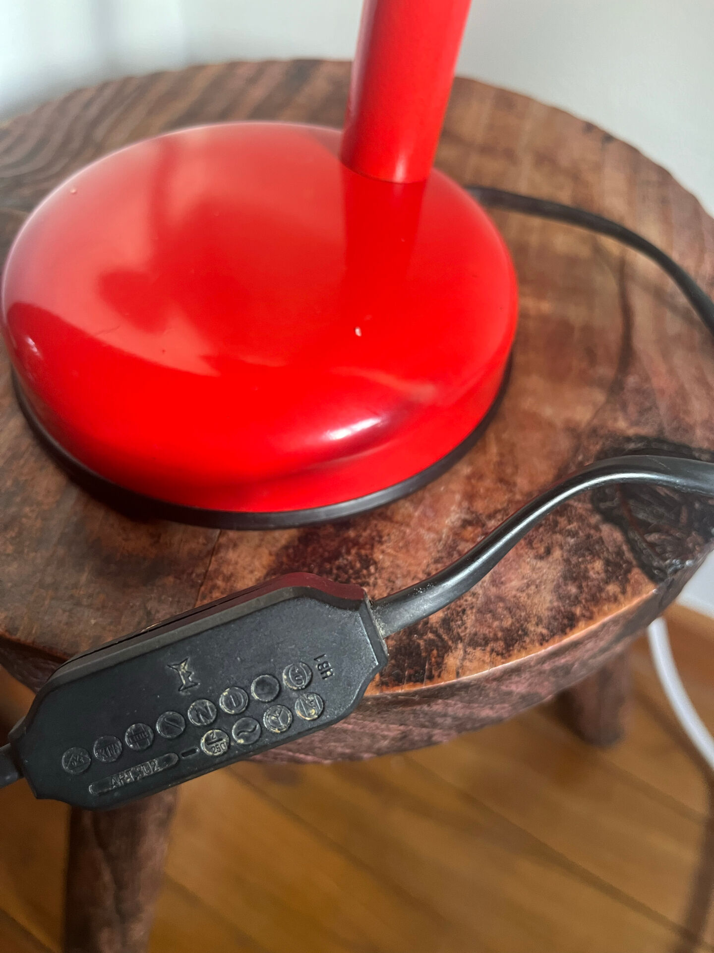 Lampe vintage orange Kema Keur
