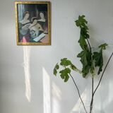 Painting “the three musicians”