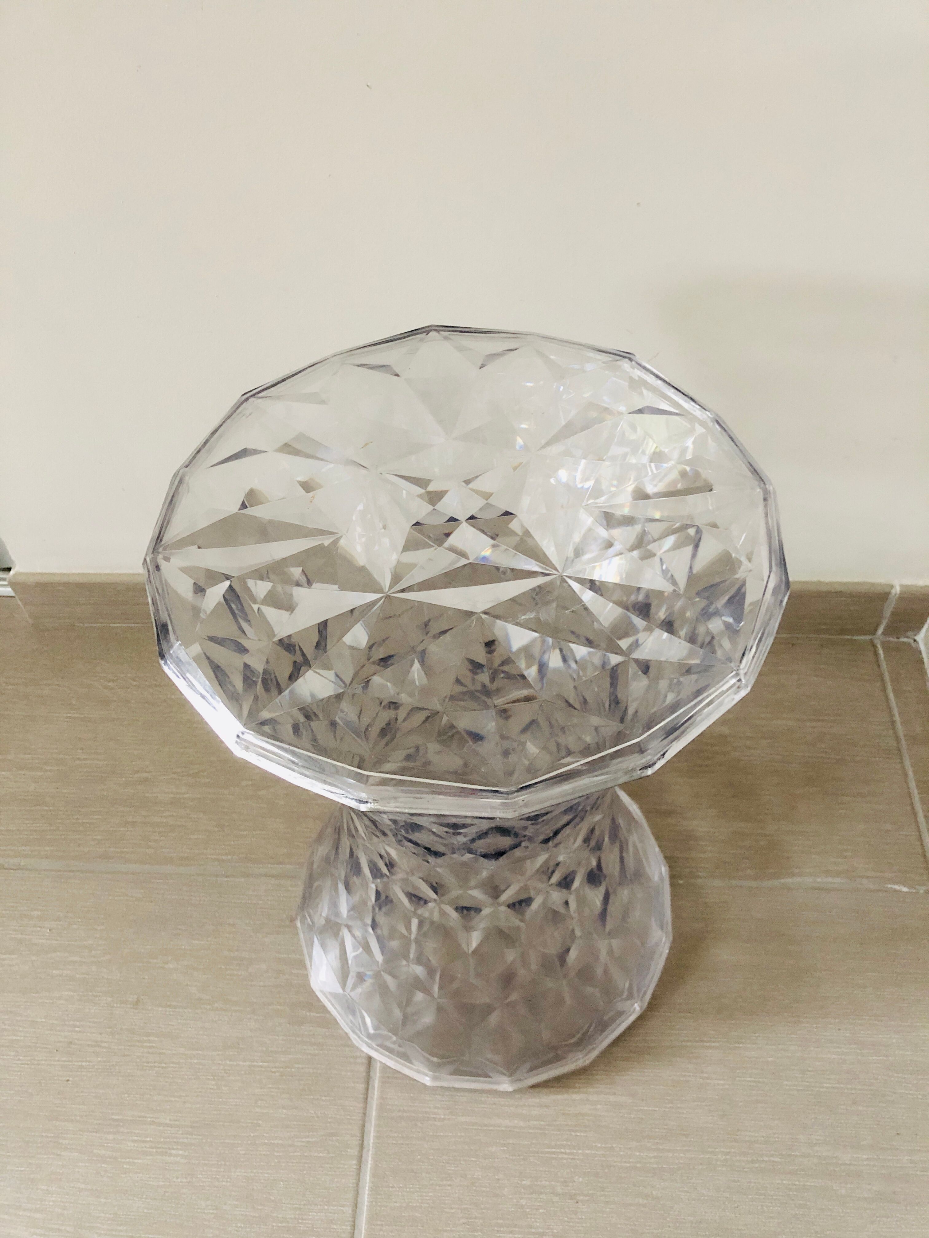 Transparent polycarbonate stool Kartell