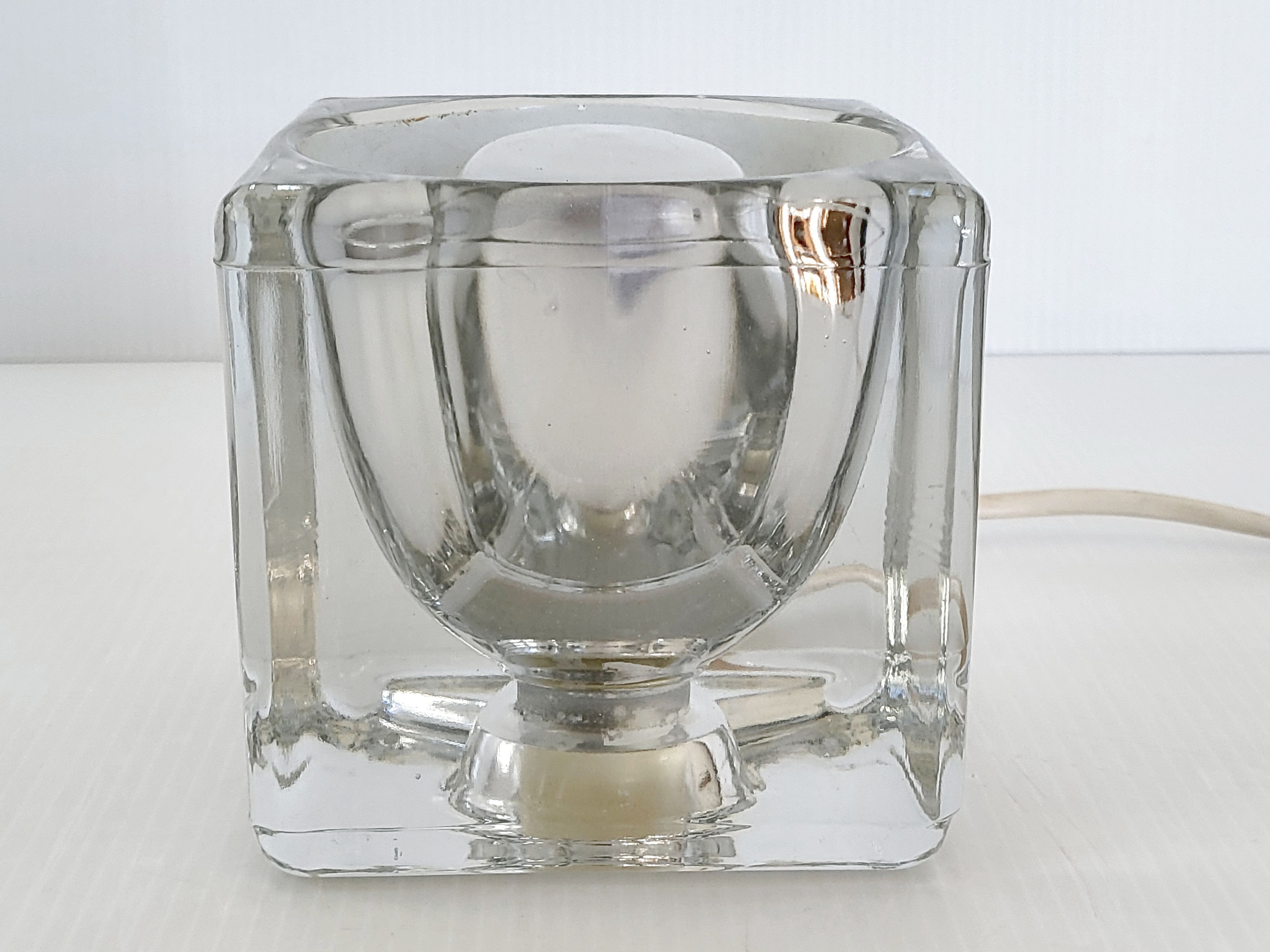 Vintage cube lamp Peill & Putzler 1970