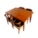 Dining table and its 4 chairs, Denmark, 1960
