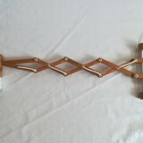 Wall lamp extensible scandinavian accordion