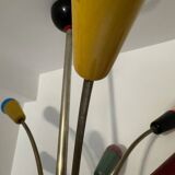 Multicoloured Sputnik chandelier from the 1960s.