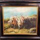 Orientalist School: Martine Rivart (1956) Oil painting on canvas