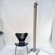 "Zagar" Halogen Floor Lamp, First Model in Metal by Silvio Carpani for Stilnovo, Italy 1978