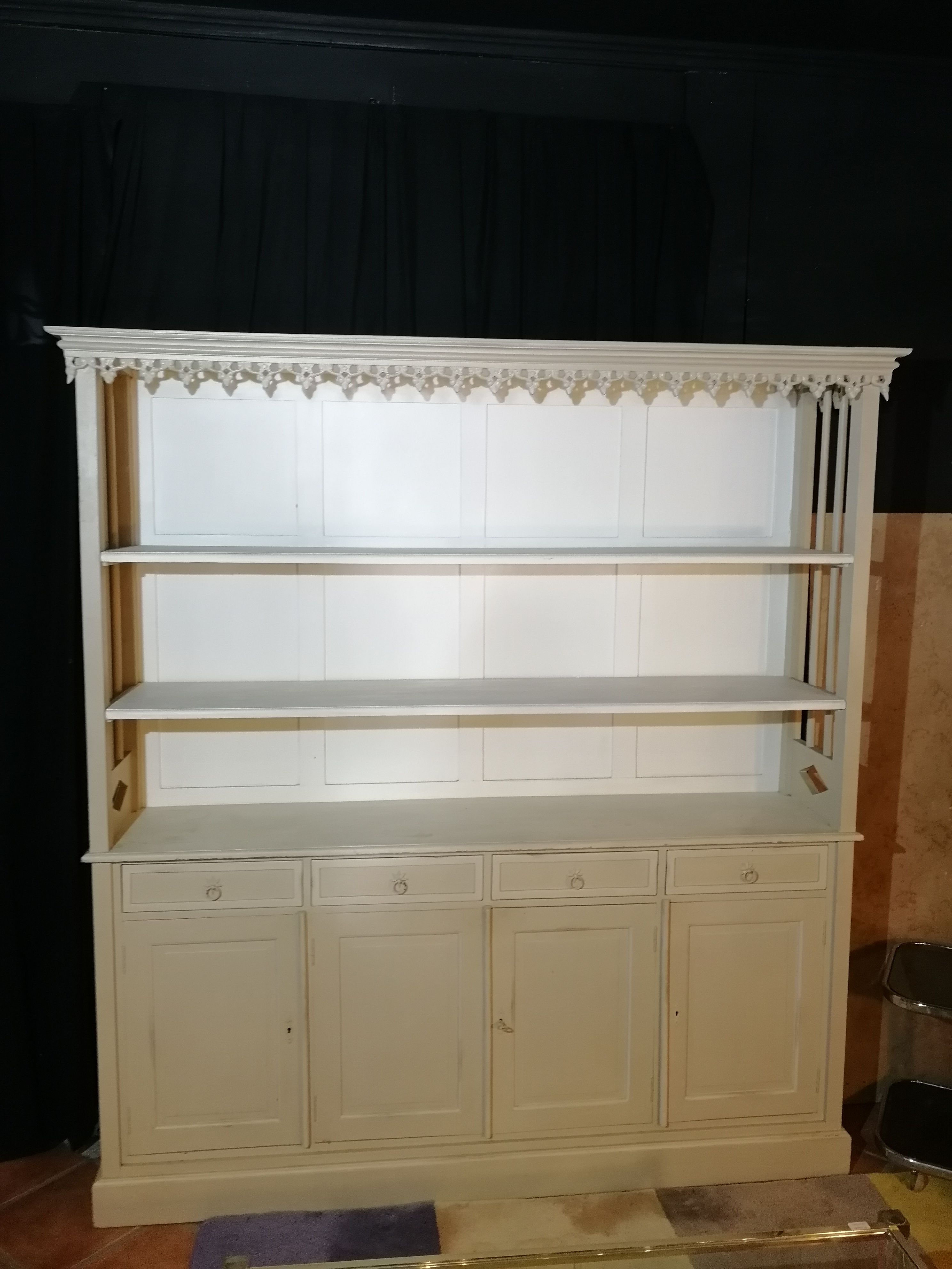 Furniture of old loom and shelf 216 cm 42 x 199 cm