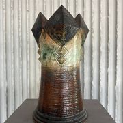 XXL (40-80cm) ceramic chess set by Maria Kenarova