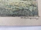 Aquarelle Et China Motiven Vigo Di Fassa Signé E.Baldwin 1955