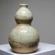 Small double sake ceramic flask from Iga, vintage/antique collection.