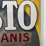 Original canvas poster "Aristo the King of Anise" 60x98cm 1930