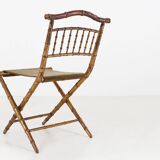 Chaise pliante ancienne 1850