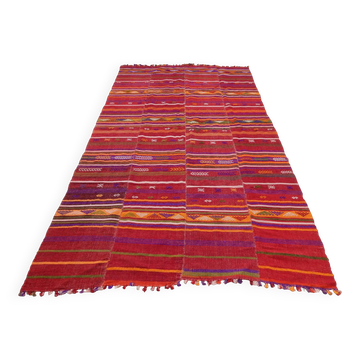Tapis Kilim turc vintage tissé main