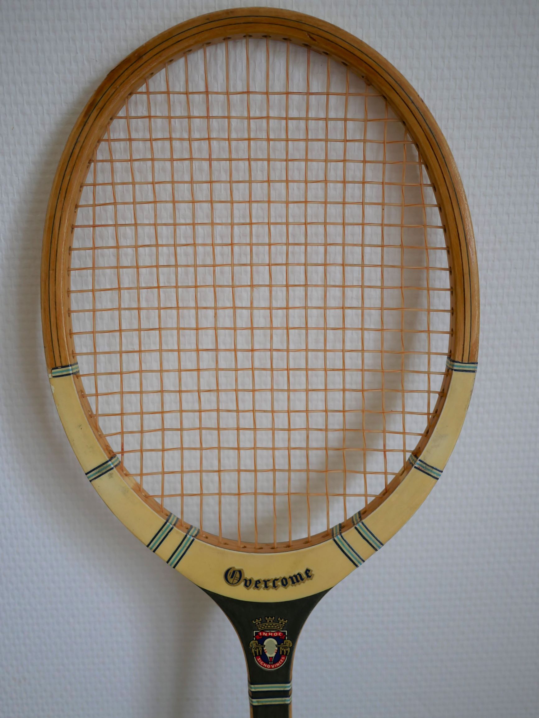 Old tennis racket J. Gauthier made in France