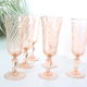 Flûtes en verre rose Rosaline, Arcoroc, lot de 6