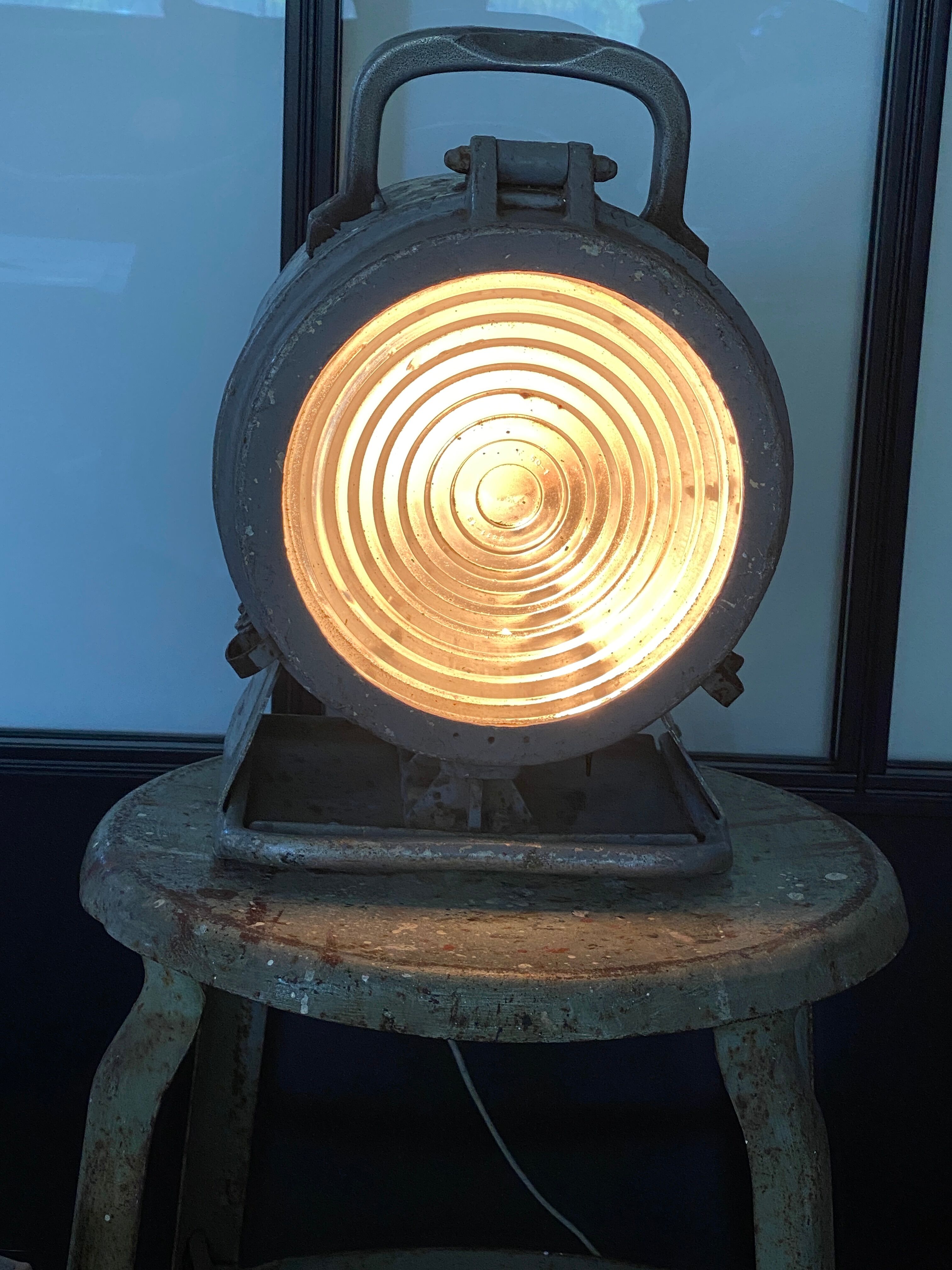 Ancienne lampe SNCF vintage