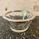 Crystal and silver-plated metal bowl by Saglier Frères
