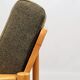 Scandinavian armchair green olive mid century modern design 1960
