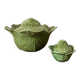 Tureen and mustard cabbage in Portuguese slurry