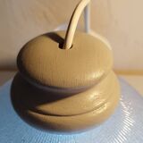 Vintage frosted glass chandelier