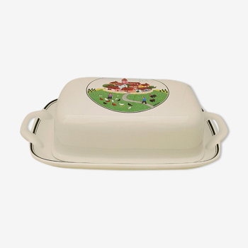 Beurrier porcelaine Villeroy & Boch Laplau