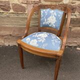 Office armchair gondola art deco mahogany 1930