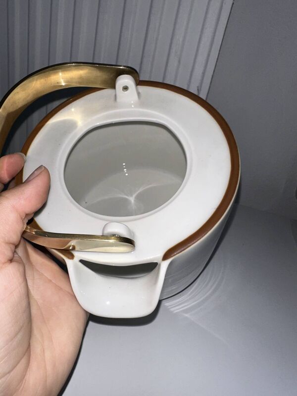 Théière Royal Copenhagen – Collection Domino – Design Anne Marie Tr
