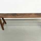 Antique bench in solid oak