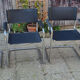 Series of 4 armchair
