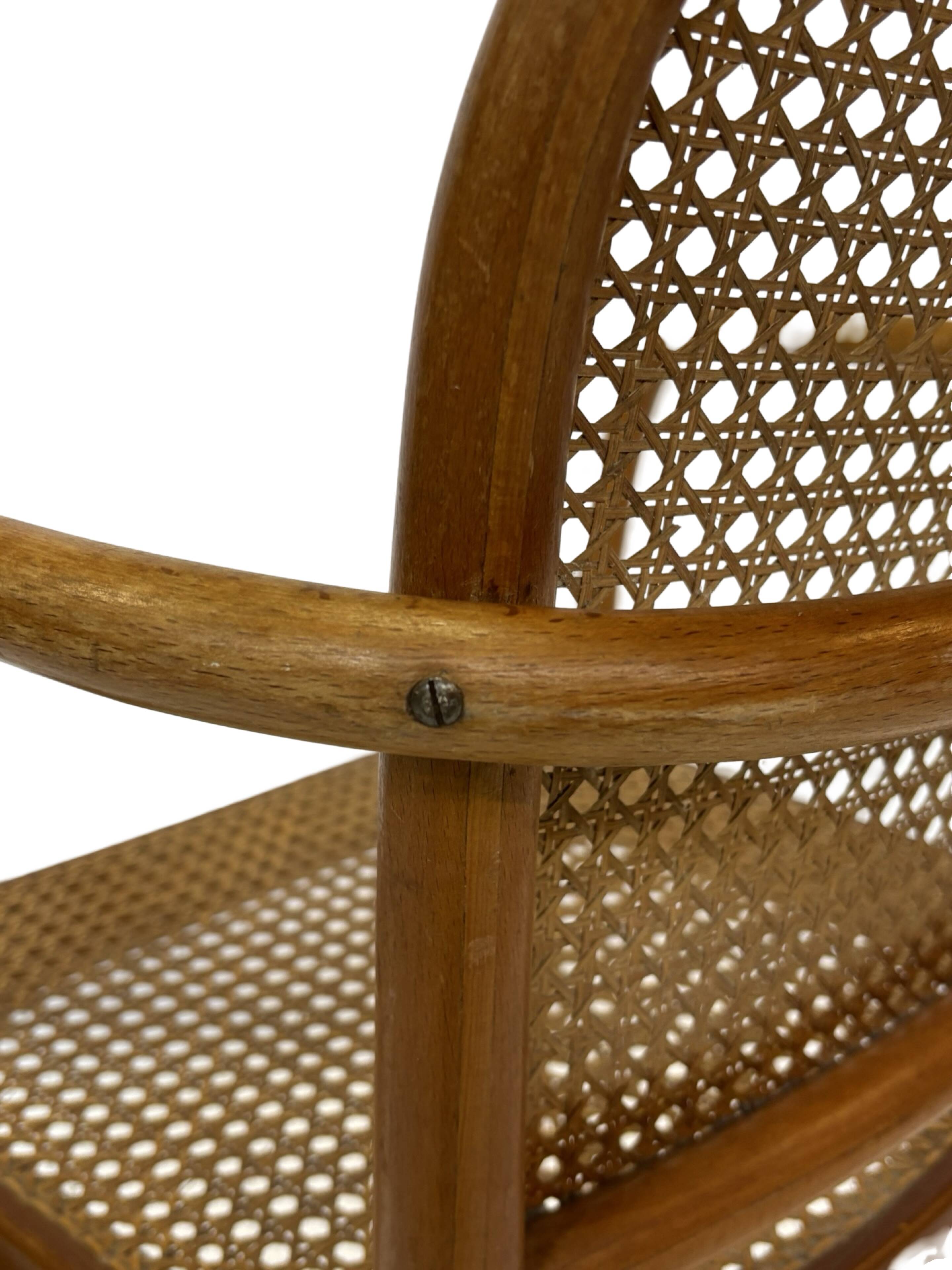Chaise vintage modèle 811 / Chaise Prague de Josef Hoffmann pour Ligna 1950
