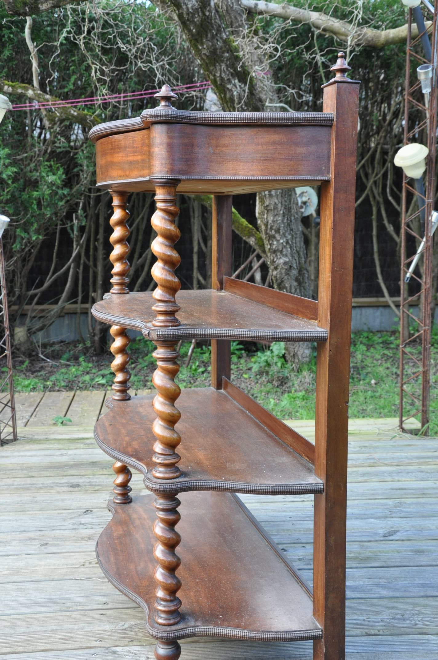 Mahogany console