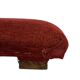 Pouf Art Déco design des années 30, tabouret minimaliste modèle bas.