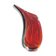 Italian Murano sommerso vase by Flavio Poli