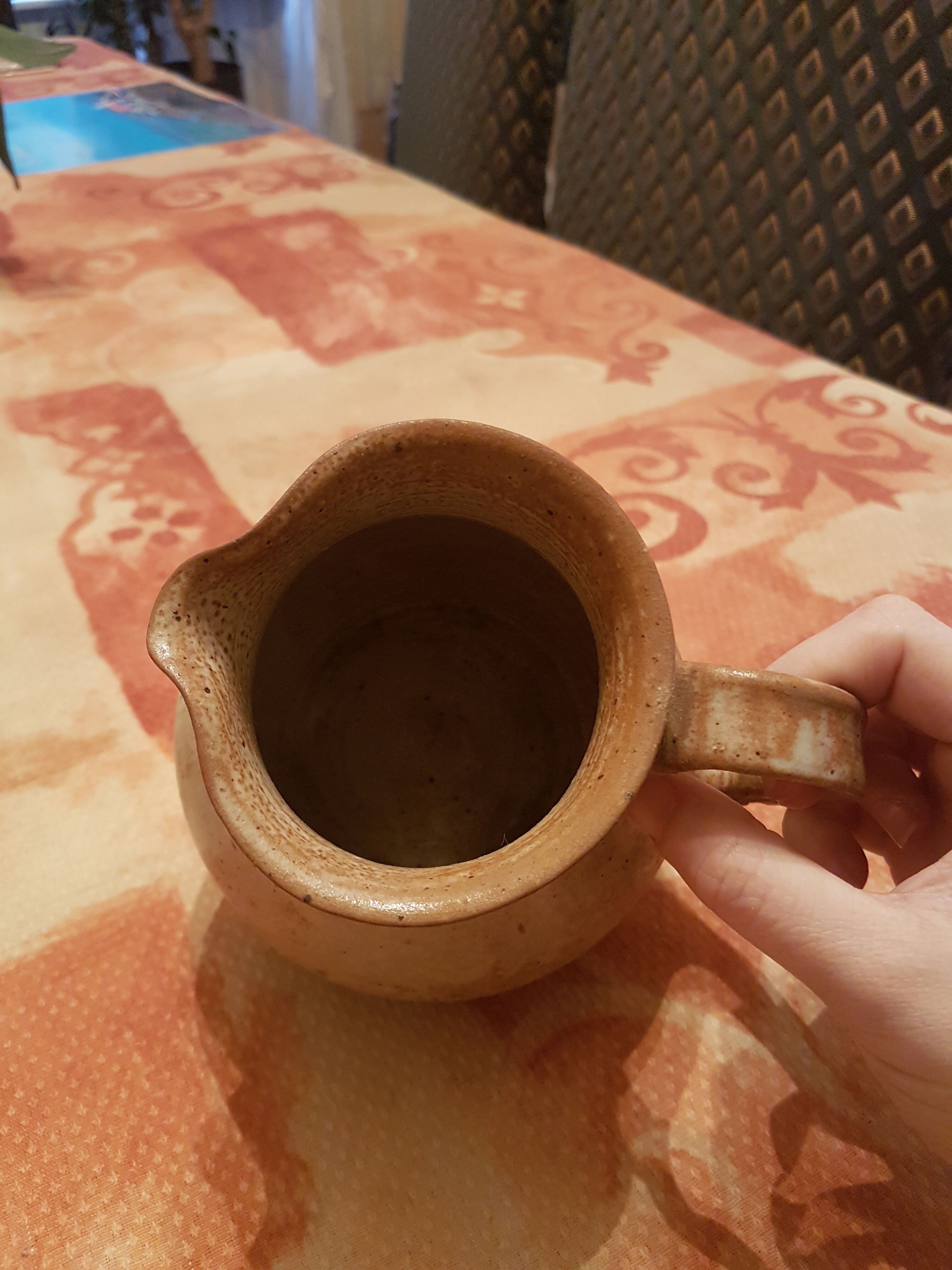 Terracotta carafe