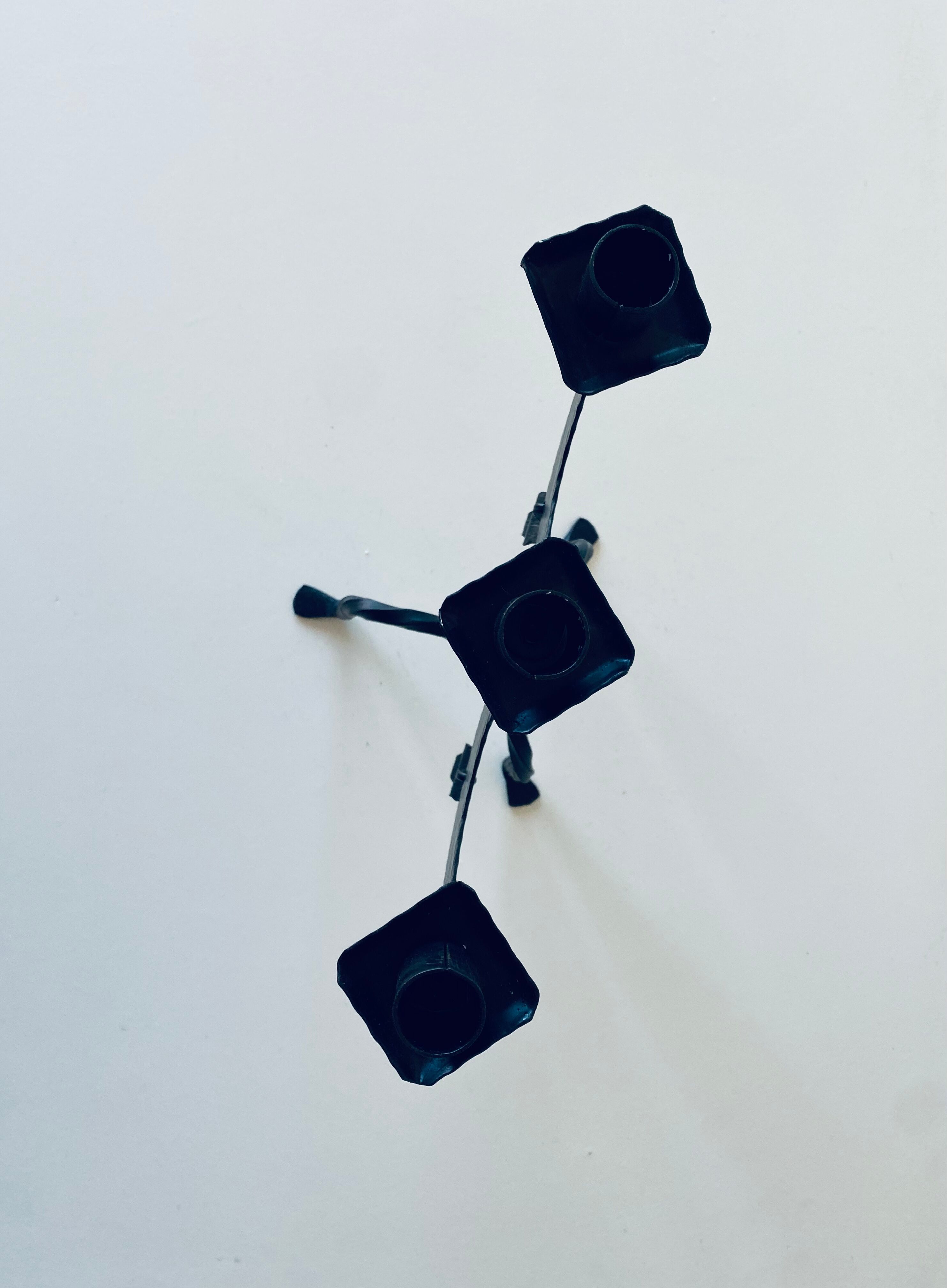Swedish iron candle holder
