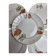 Set of 5 dessert plates in porcelain – Poppy floral design