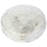 Large round frosted glass ceiling light, Murano, Kaiser, Germany, 1970s.