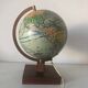 Globe terrestre girard barrère verre vintage 1960