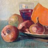 Oil on Isorel, still life