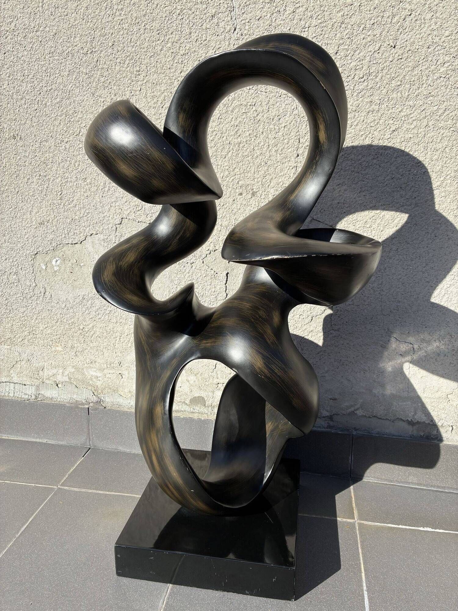 Large abstract resin sculpture, 1990s