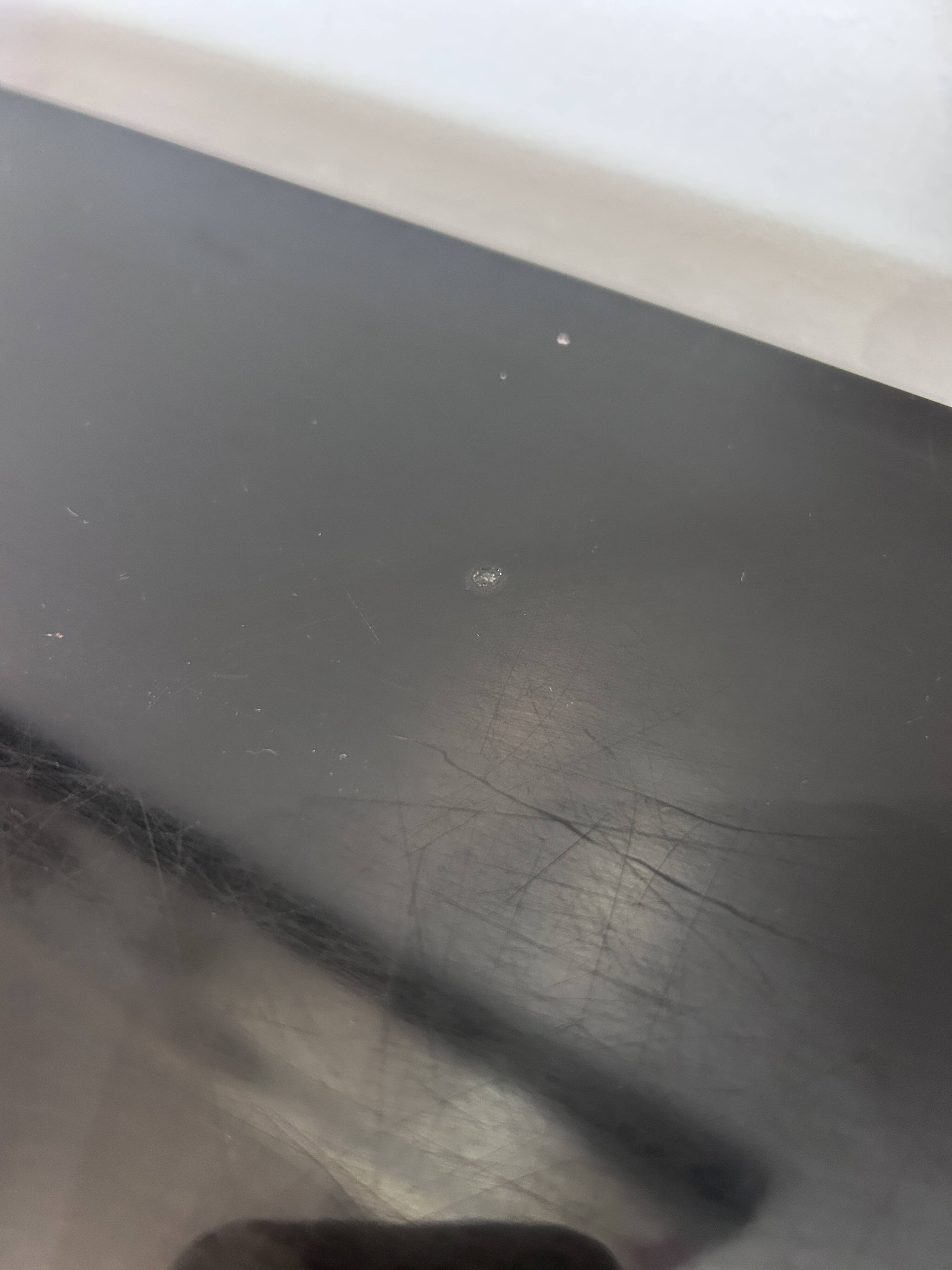 Side table with tulip base in chrome