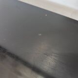 Side table with tulip base in chrome