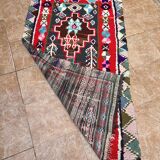 Vintage Moroccan Rug - Small Boujaad Rug - Boucharouit Rug