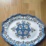 Tureen with top, earthenware decorated Rouen