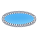 Miroir ovale en bambou et rotin, circa 1960
