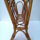 Vintage rattan magazine door