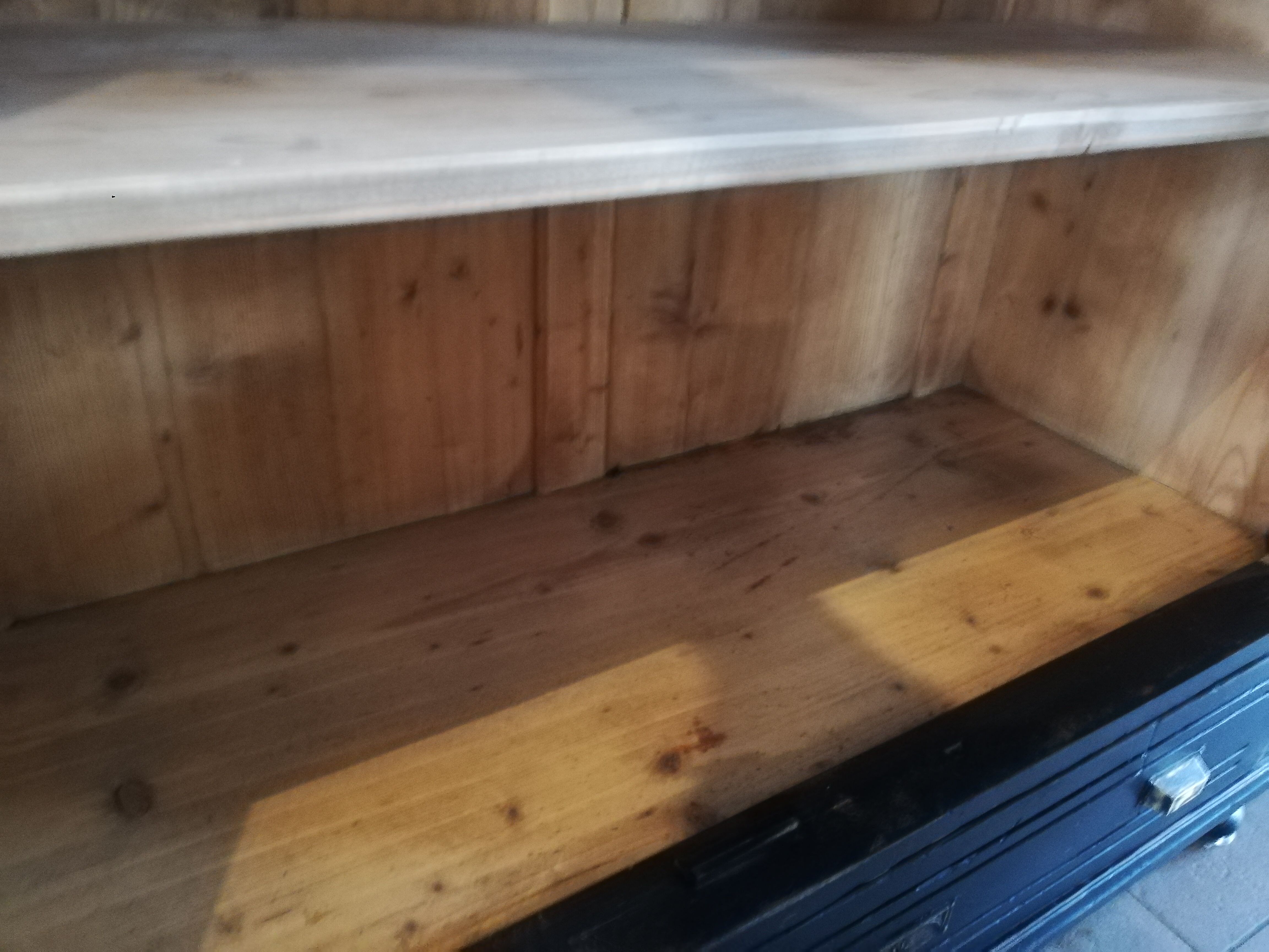 Parisian glazed wardrobe, Vintage painted showcase library