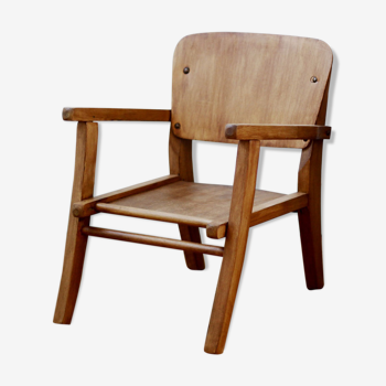 Wooden armchair for children