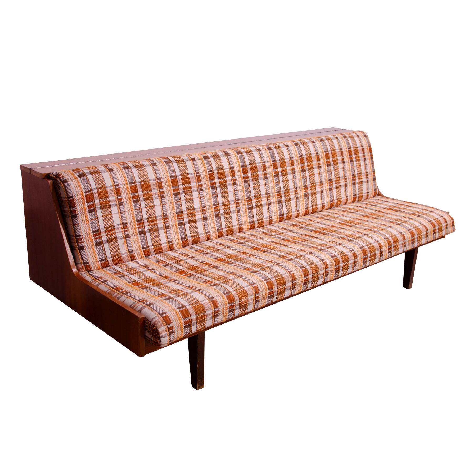 Canapé-lit pliant de style scandinave, années 1970, Tchécoslovaquie